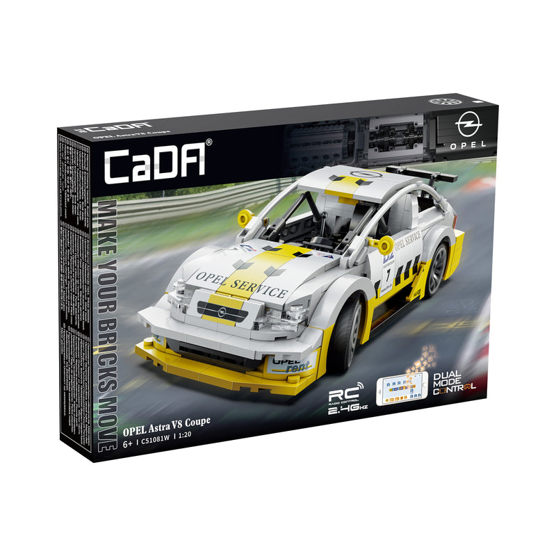 CADA | 1:20 Opel Astra V8 Coupe Brick Car Dual Control