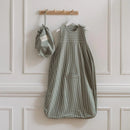 Merino Kids Go Go Sleeping Bag - Standard Weight - Olive Stripe 3-24mths