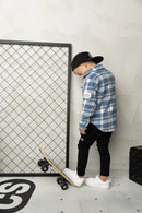 Cracked Soda | Finn Shirt Jacket blue 3-8