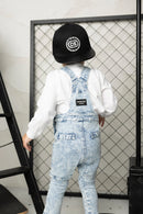 Cracked Soda | JJ Essential Denim Overalls - Blue