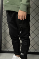 Cracked Soda Noah Elevated Trackpant Black 3-8