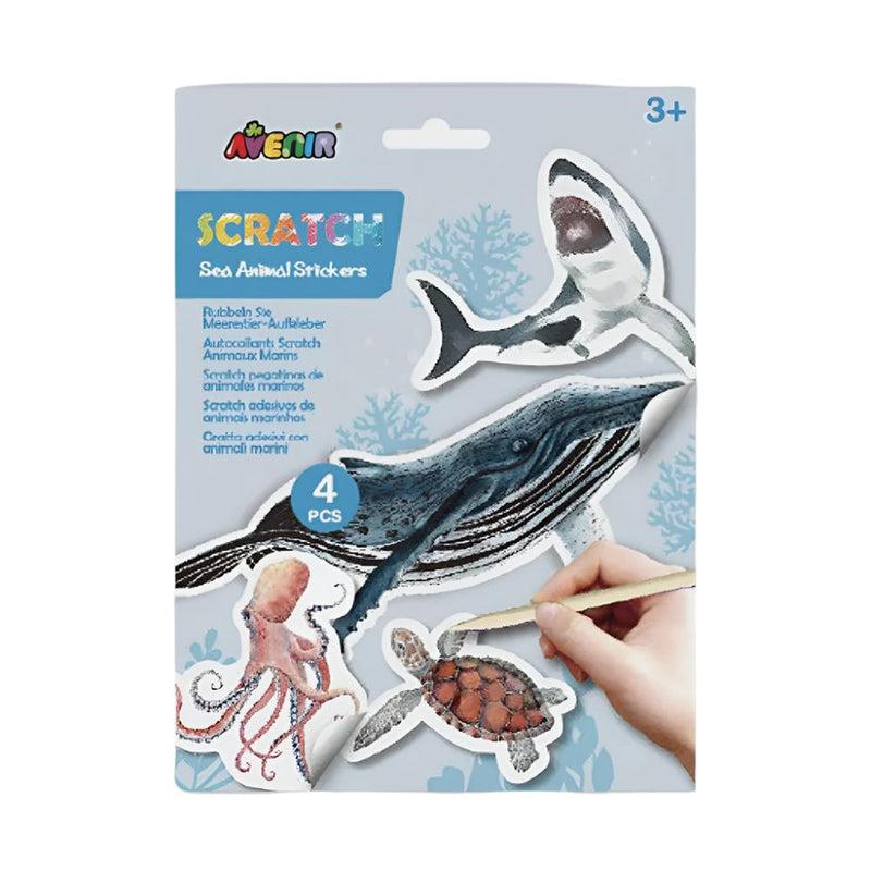 Avenir  Scratch Sea Animal Stickers