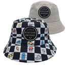 Little renegade | Reversible Bucket hat Checkmate