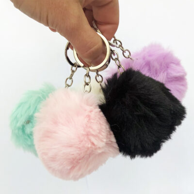 Kids Pom Pom Keychain