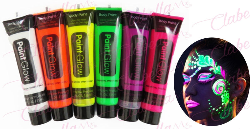 Neon face paint/glow in The dark