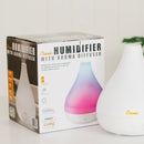 Cool Mist Humidifier + Aroma Diffuser - White