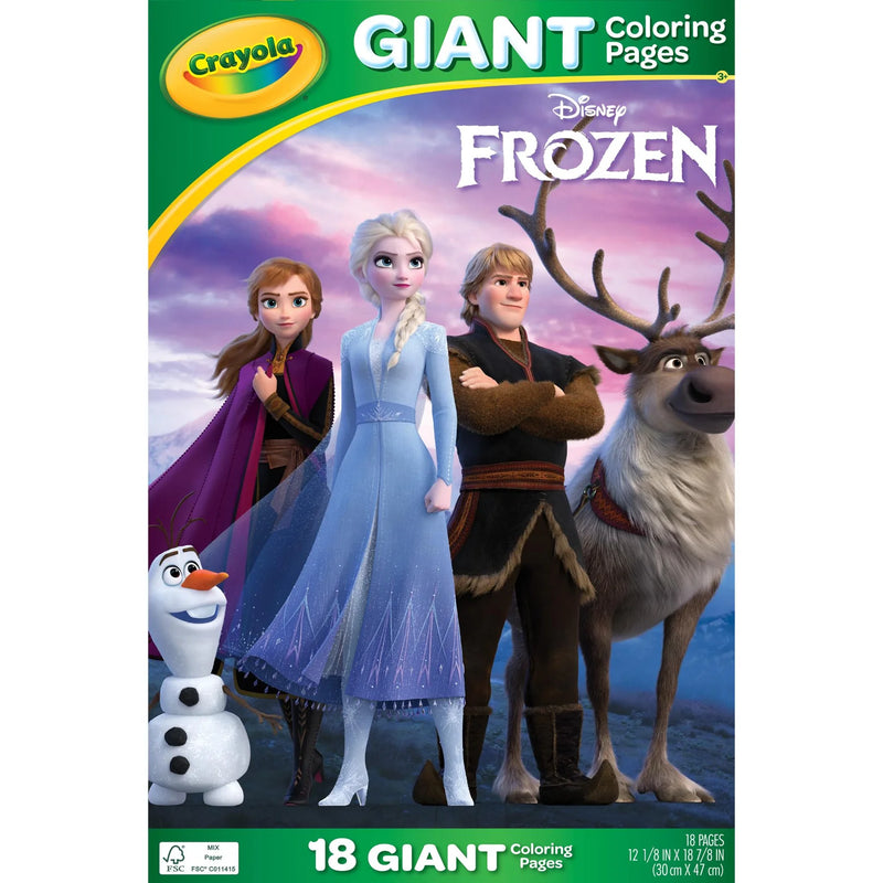 Crayola Giant Colouring Book Disney Frozen 2