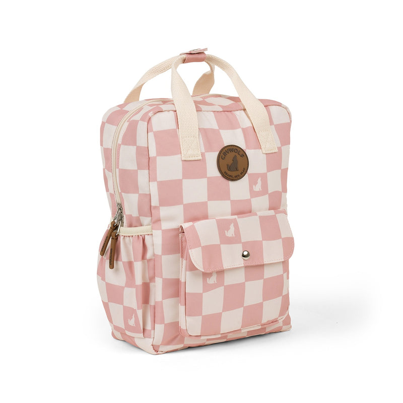 Crywolf | Mini Backpack - Pink Check