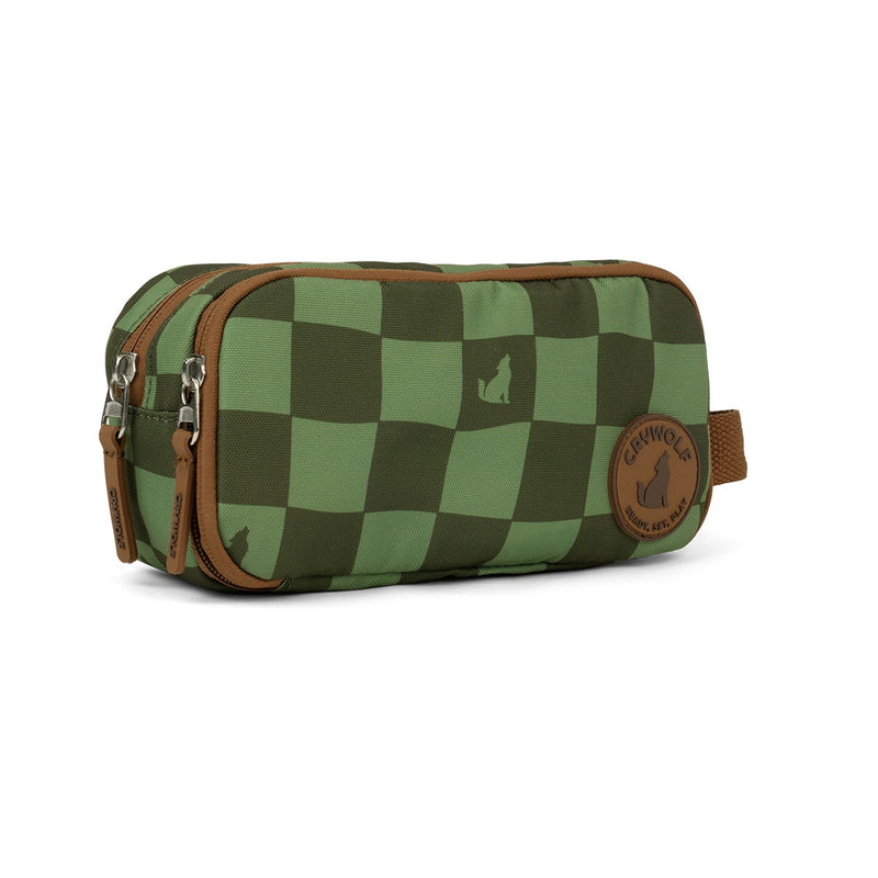 Crywolf | Fable Pencil Case-Green Check