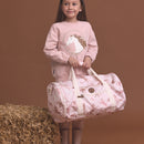 Crywolf | Packable Duffel Bag - Blush Ponies