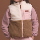 Crywolf | Reversible Yeti Vest-Harvest Colourblock