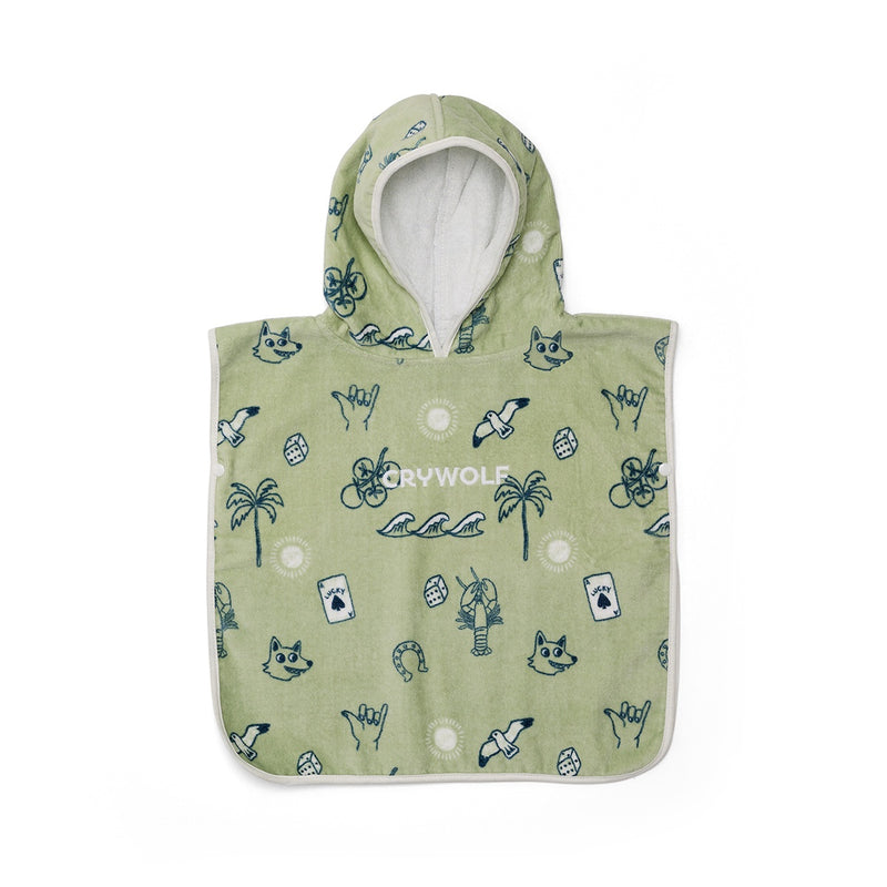 Crywolf | Baby Hooded Towel- Lucky Days