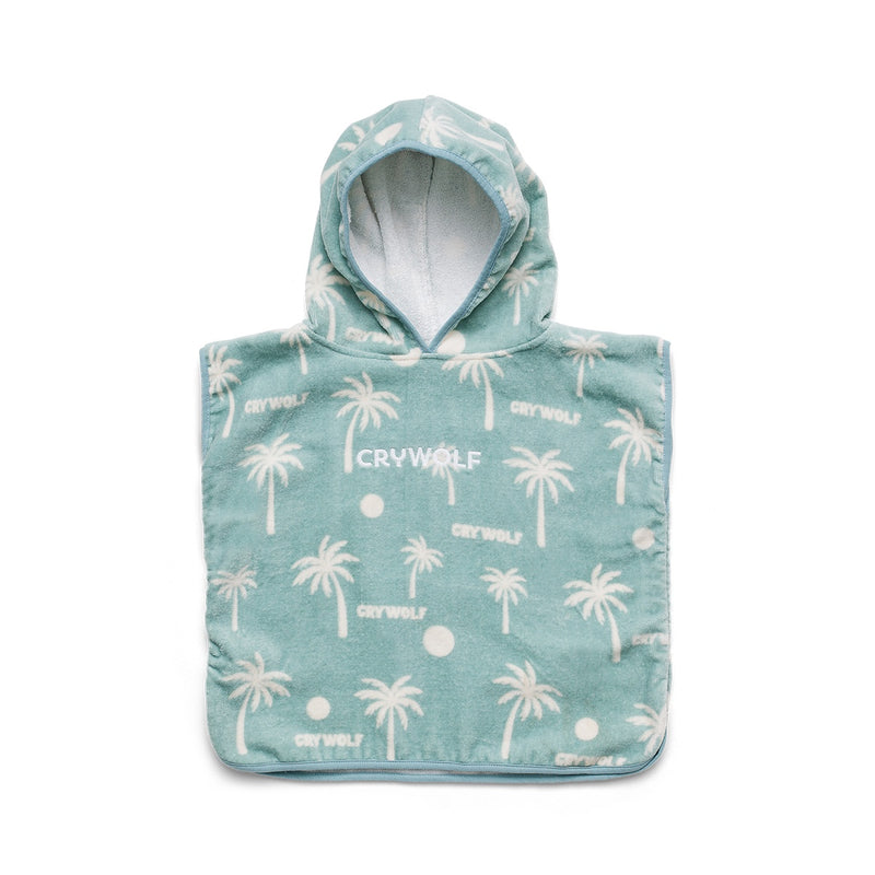 Crywolf | Baby Hooded  Beach Towel - Blush Floral or Pacific Blue