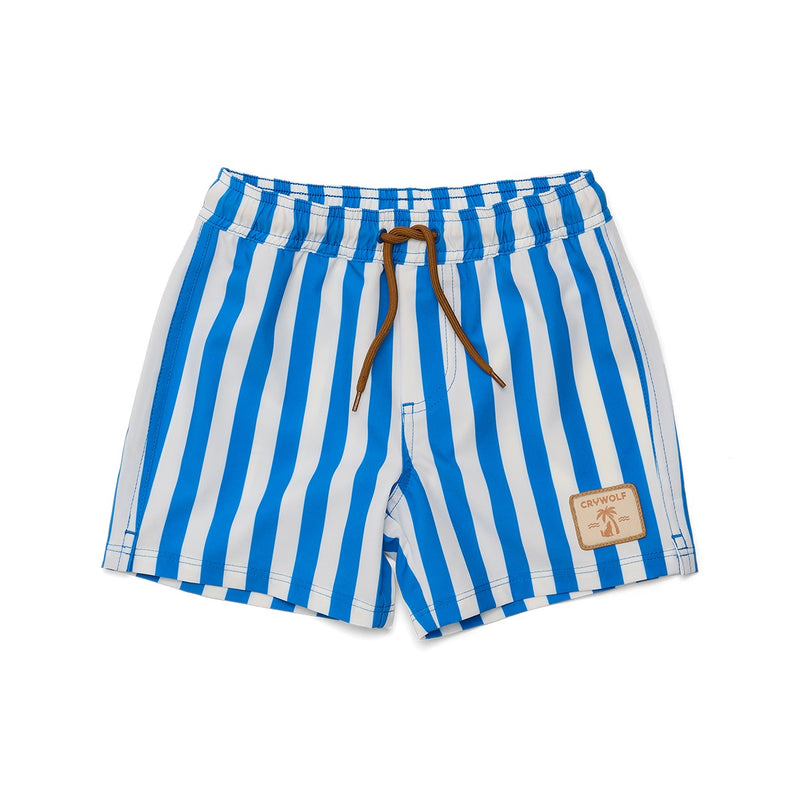 Crywolf | Board Short- Deep Ocean Stripe