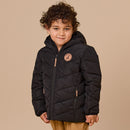 Crywolf | Eco Puffer Jacket-Black