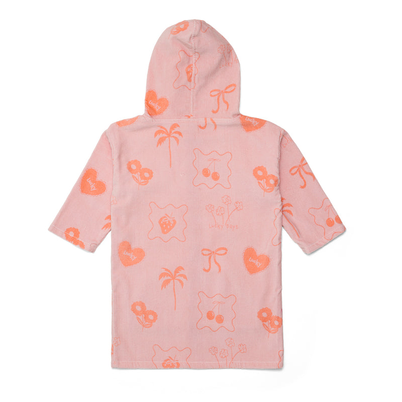 Crywolf | Everywhere Zip Up Towel- Pink