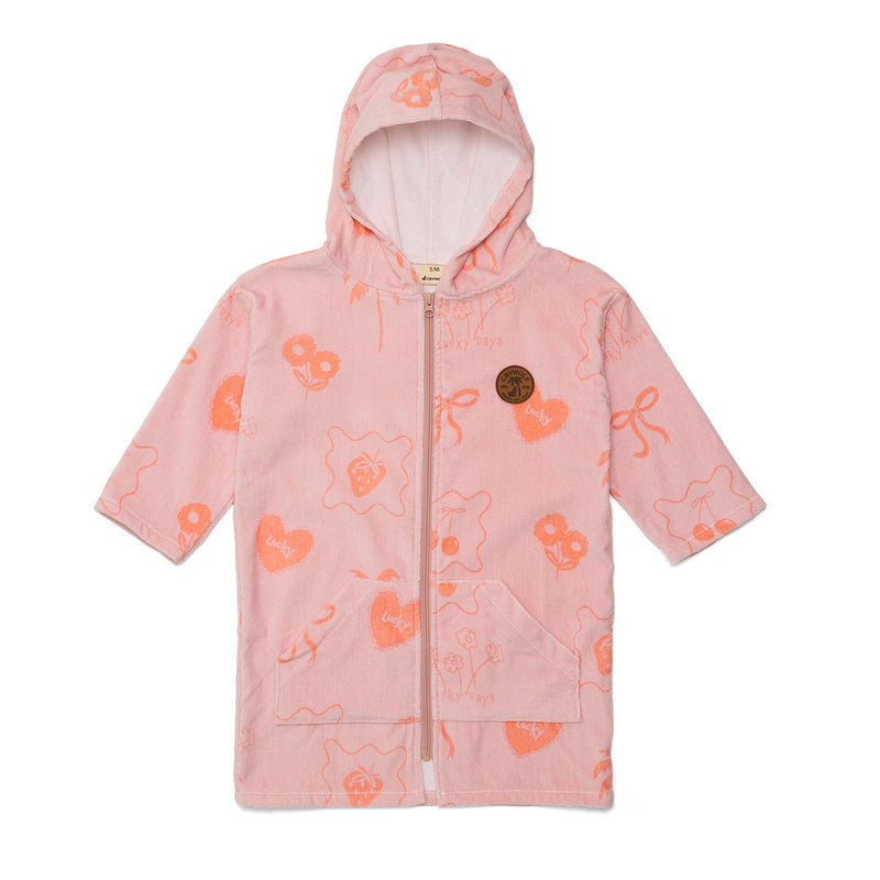 Crywolf | Everywhere Zip Up Towel- Pink