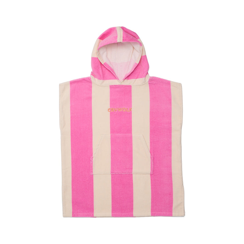 Crywolf | Hooded Beach Towel - Candy Pink