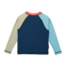 Crywolf | Long Sleeve Rash Vest- Ocean Colourblock