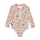 Crywolf | Baby Girls L/S Swimsuit  - Flower Market