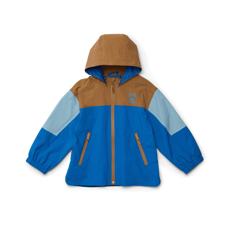 Crywolf | Packable Jacket- Ocean Colourblock