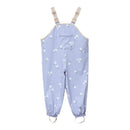 Crywolf | Rain Overalls - Floral Periwinkle