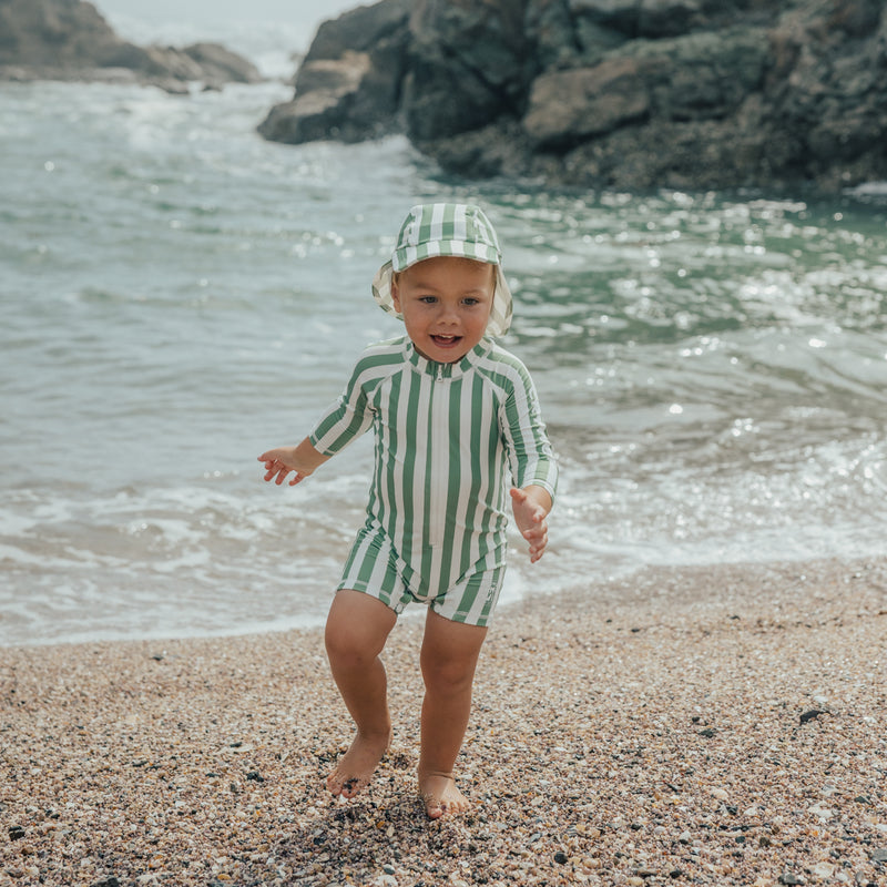 Crywolf | Baby Boys L/S Rashsuit - Coastal Stripe