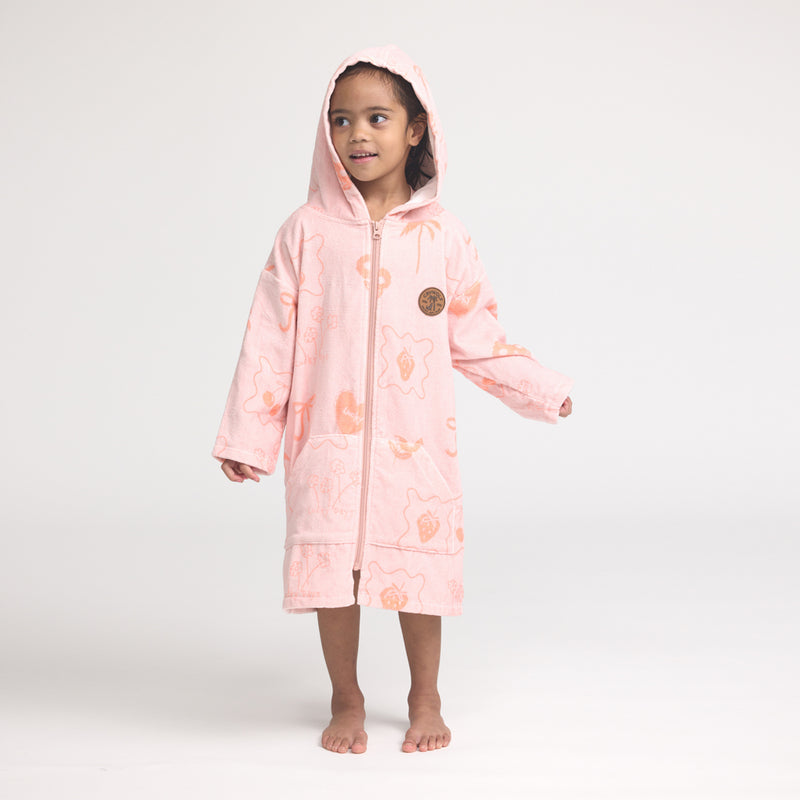 Crywolf | Everywhere Zip Up Towel- Pink