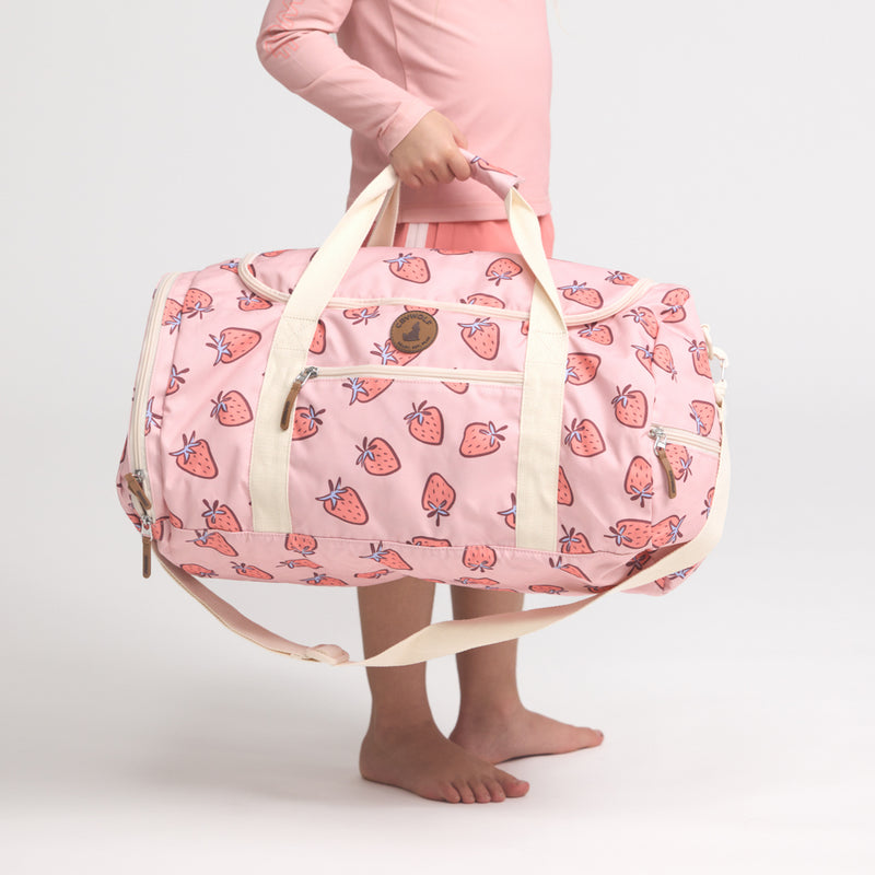 Crywolf | Packable Duffel Bag - Strawberry Splash