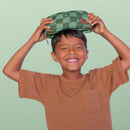 Crywolf | Fable Pencil Case-Green Check