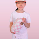 Crywolf | Fable Pencil Case-Pink Check