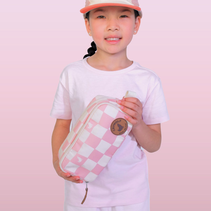 Crywolf | Fable Pencil Case-Pink Check