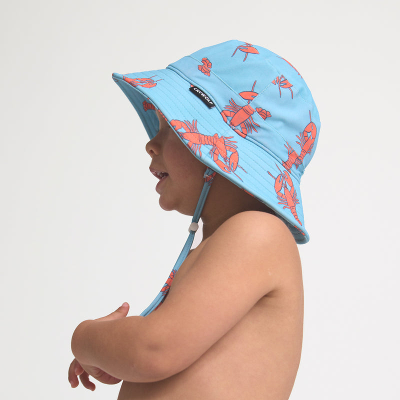 Crywolf | Swim Bucket Hat- Little Lobsters