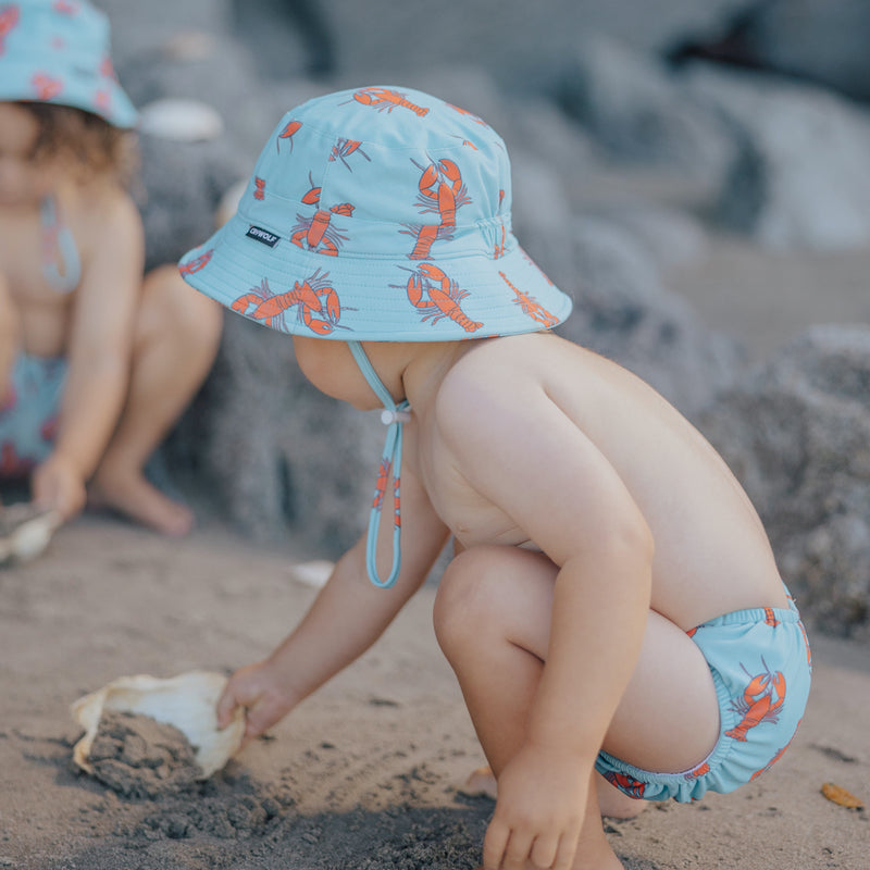 Crywolf | Swim Bucket Hat- Little Lobsters