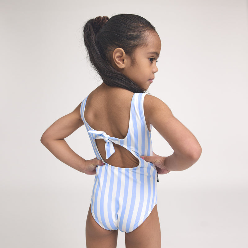 Crywolf | Swimsuit - Sky Blue Stripe
