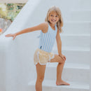 Crywolf | Swimsuit - Sky Blue Stripe