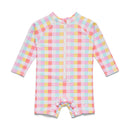 Crywolf | Baby Rash Suit - Pop Gingham