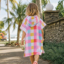 Crywolf | Hooded Towel - Pop Gingham