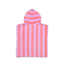 Crywolf | Hooded Towel - Flamingo Stripe