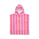 Crywolf | Hooded Towel - Flamingo Stripe