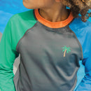 Crywolf | Long Sleeve Rash Vest - Seaside Colourblock