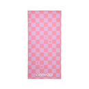 Crywolf | Rapid Dry Towel - Flamingo Check/Sea Green Check