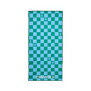 Crywolf | Rapid Dry Towel - Flamingo Check/Sea Green Check