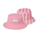 Crywolf | Reversible Bucket Hat - Flamingo Stripe