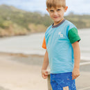Crywolf | Sun Smart T-Shirt - Seaside Colourblock