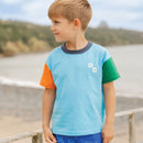 Crywolf | Sun Smart T-Shirt - Seaside Colourblock
