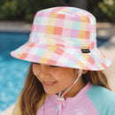 Crywolf | Swim Bucket Hat - Pop Gingham