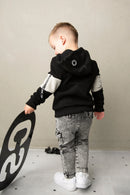 Cracked Soda | Havan Detail Hoodie - Black/Oat