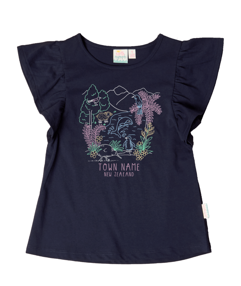 Earth Nymph | NZ Sketch Scene Girls Tee