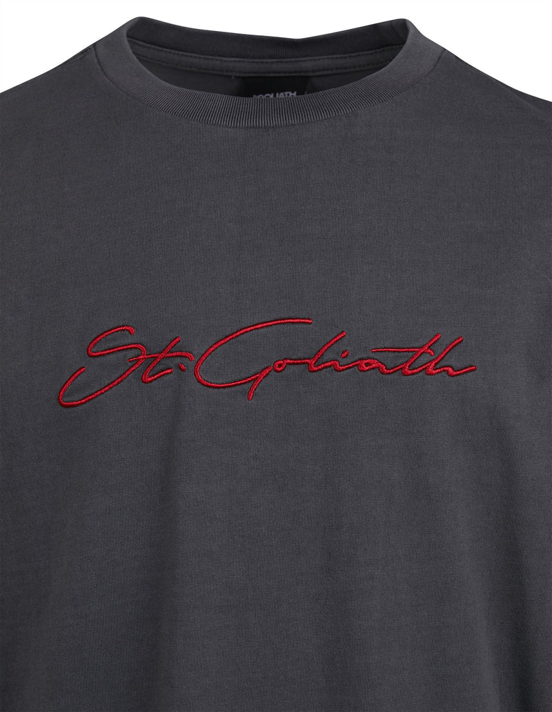 Goliath | Loaded L/S Tee Charcoal  RRP $44.95  SPECIAL $26.99